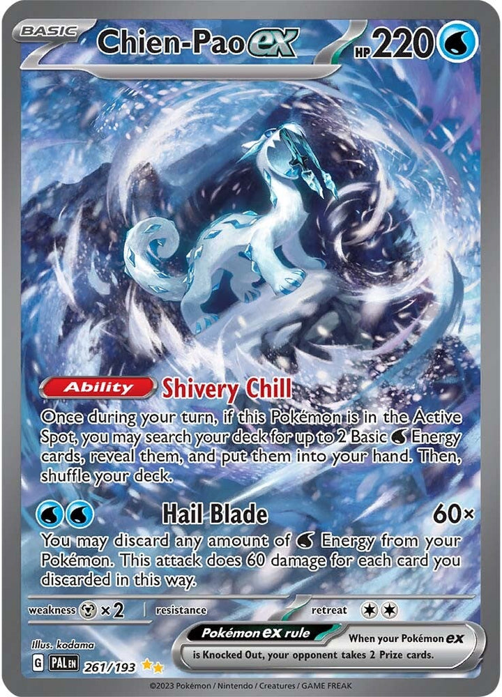 Chien-Pao ex (261/193) [Scarlet & Violet: Paldea Evolved] Pokémon