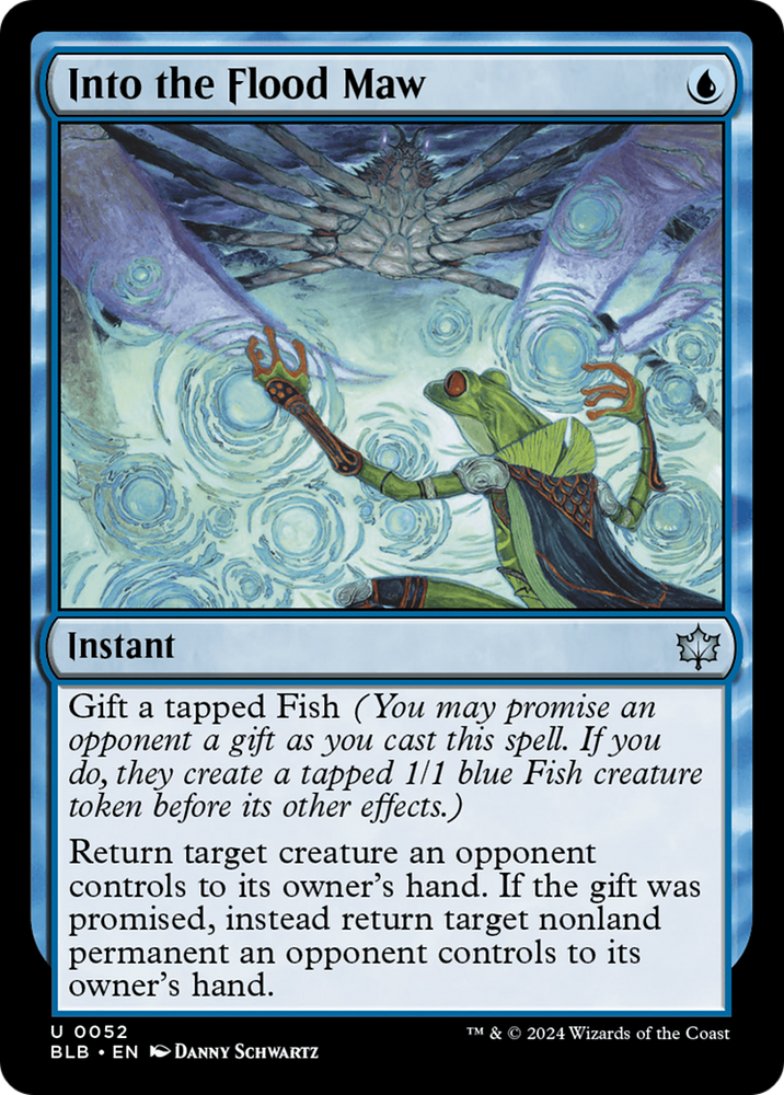 Into the Flood Maw [Bloomburrow] Magic: The Gathering