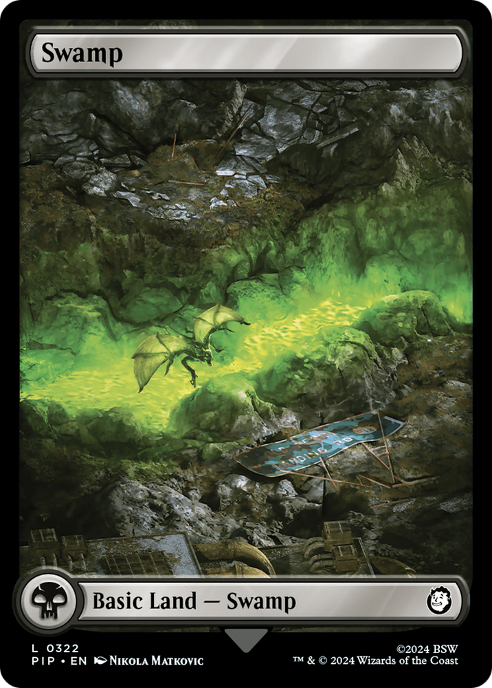 Swamp (0322) [Fallout] Magic: The Gathering