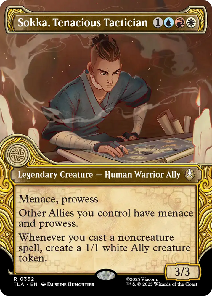 Sokka, Tenacious Tactician (Showcase) [Avatar: The Last Airbender] Magic: The Gathering