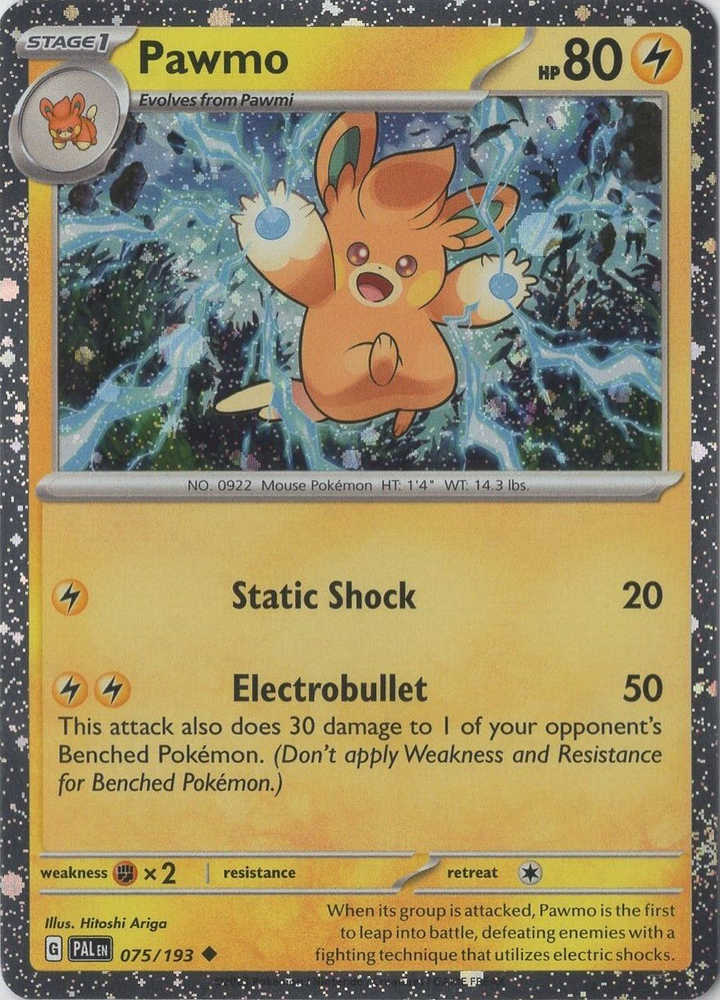 Pawmo (075/193) (Cosmos Foil) [Scarlet & Violet: Paldea Evolved] Pokémon