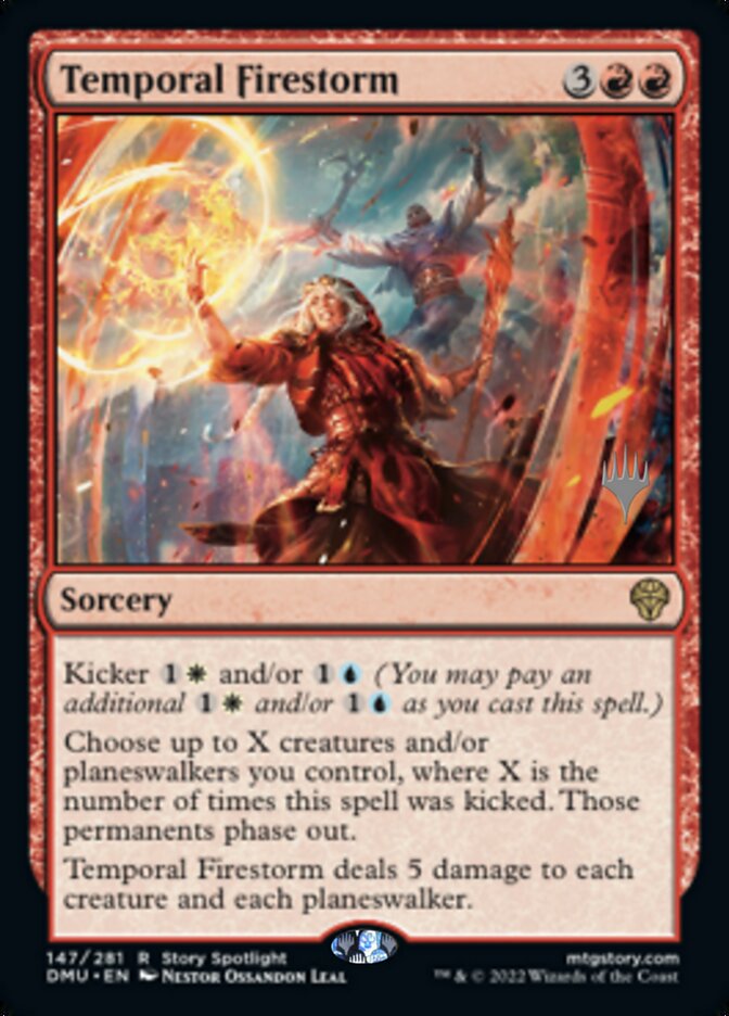 Temporal Firestorm (Promo Pack) [Dominaria United Promos] Magic: The Gathering