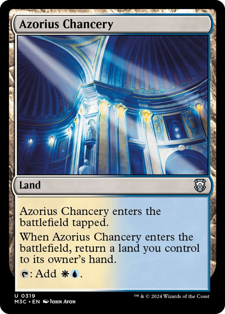 Azorius Chancery [Modern Horizons 3 Commander] Magic: The Gathering