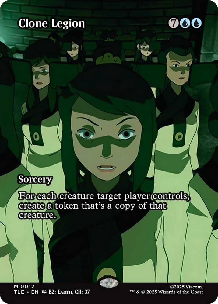 Clone Legion (Borderless) [Avatar: The Last Airbender: Eternal-Legal] Magic: The Gathering