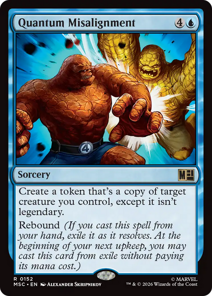 Quantum Misalignment (Surge Foil) [Marvel Super Heroes Commander] Magic: The Gathering