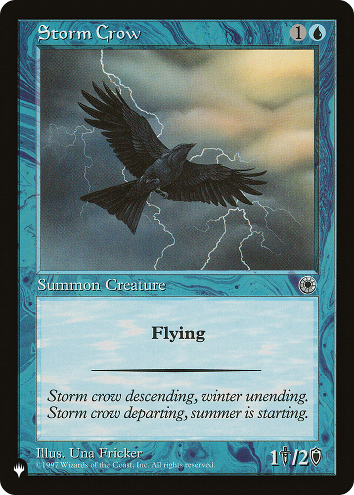 Storm Crow (POR) [The List] Magic: The Gathering
