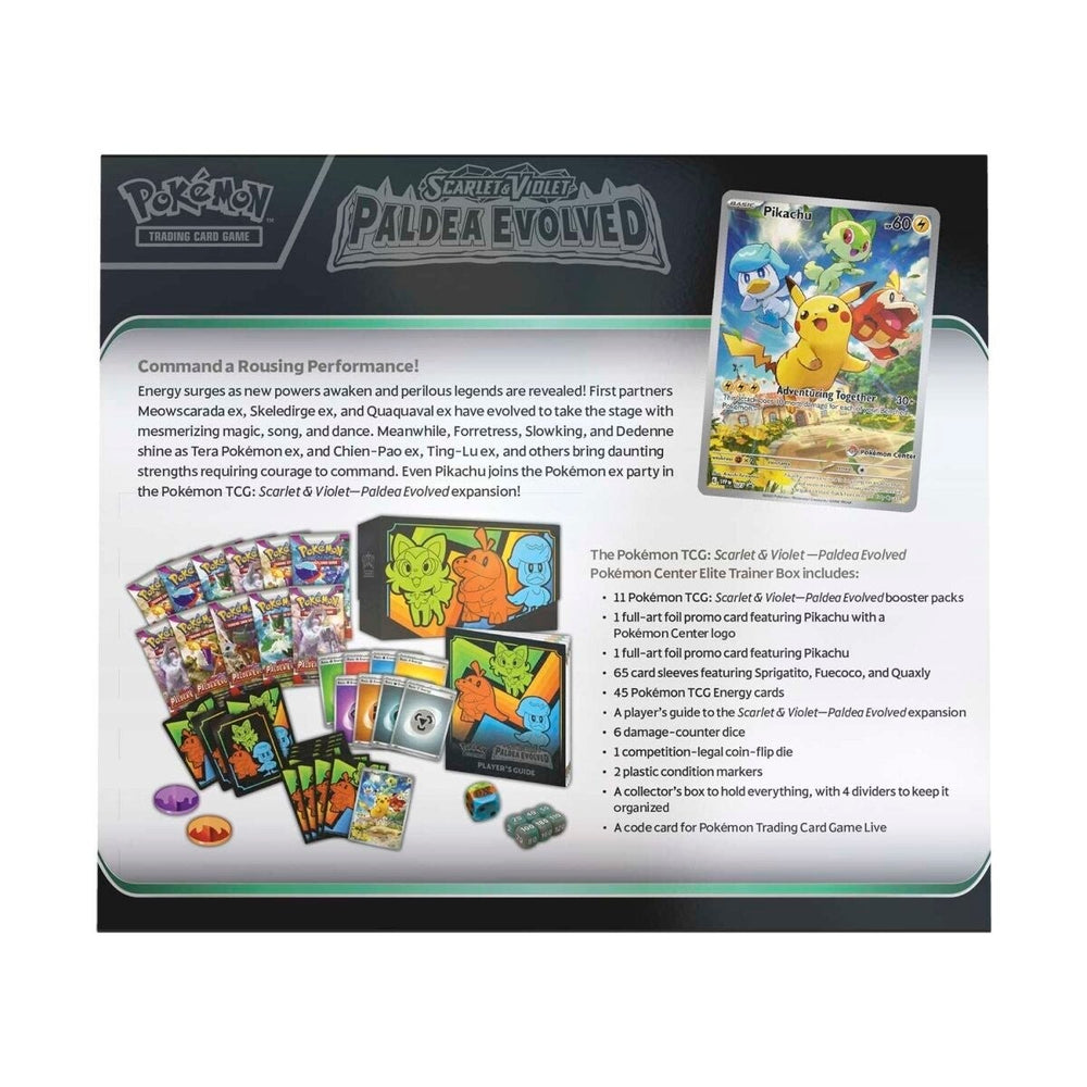 Scarlet & Violet: Paldea Evolved - Elite Trainer Box (Pokemon Center Exclusive) Pokémon