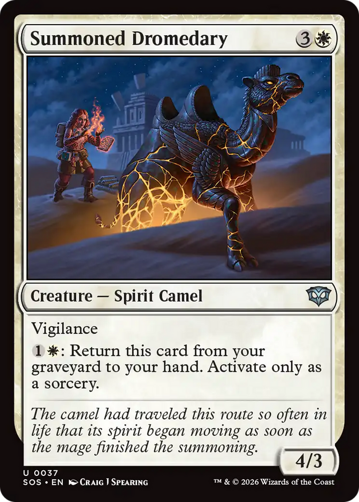Summoned Dromedary [Secrets of Strixhaven] Magic: The Gathering