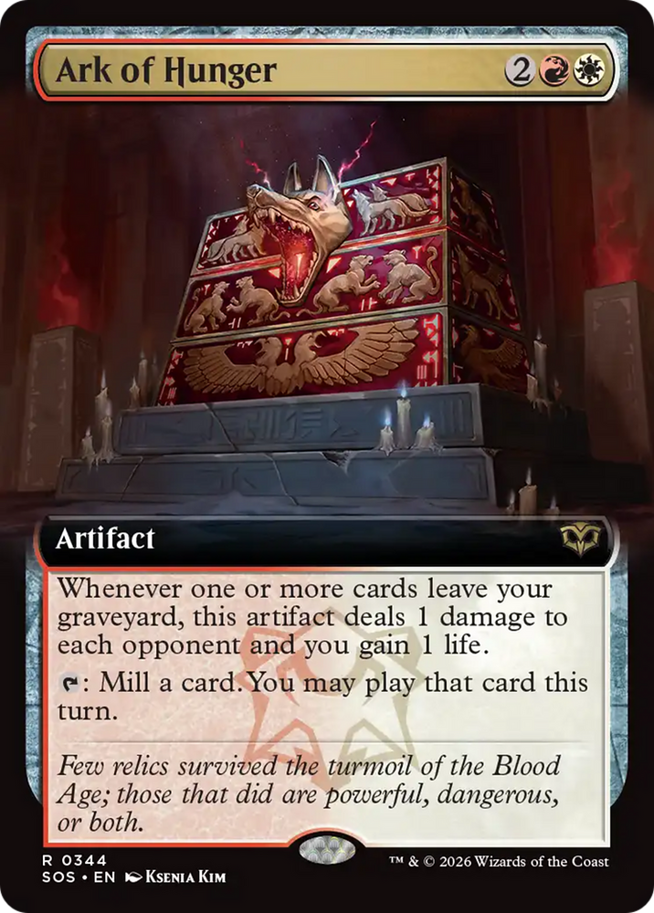 Ark of Hunger (Extended Art) [Secrets of Strixhaven] Magic: The Gathering