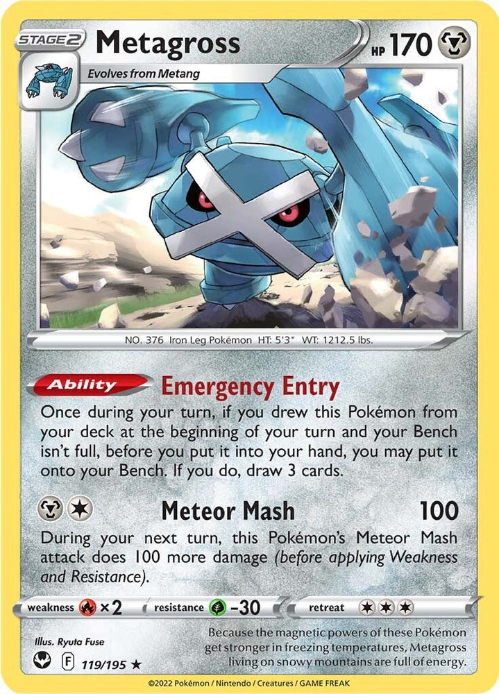Metagross (119/195) [Sword & Shield: Silver Tempest] Pokémon