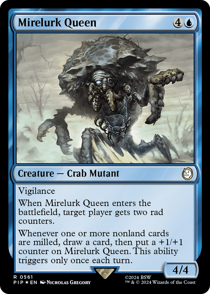 Mirelurk Queen (Surge Foil) [Fallout] Magic: The Gathering