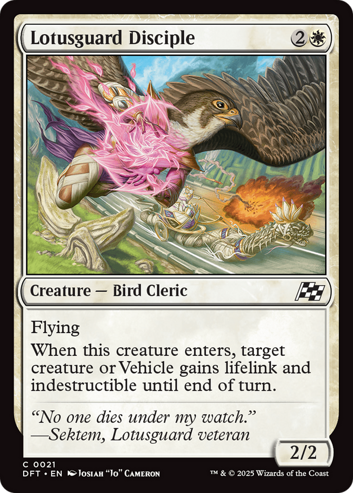 Lotusguard Disciple [Aetherdrift] Magic: The Gathering