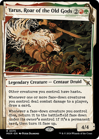 Yarus, Roar of the Old Gods (Showcase) [Murders at Karlov Manor] Magic: The Gathering