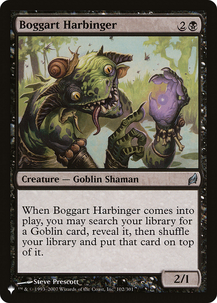 Boggart Harbinger [The List] Magic: The Gathering