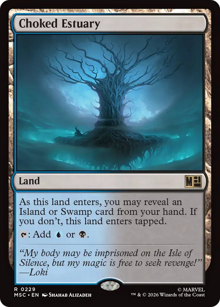 Choked Estuary [Marvel Super Heroes Commander] Magic: The Gathering