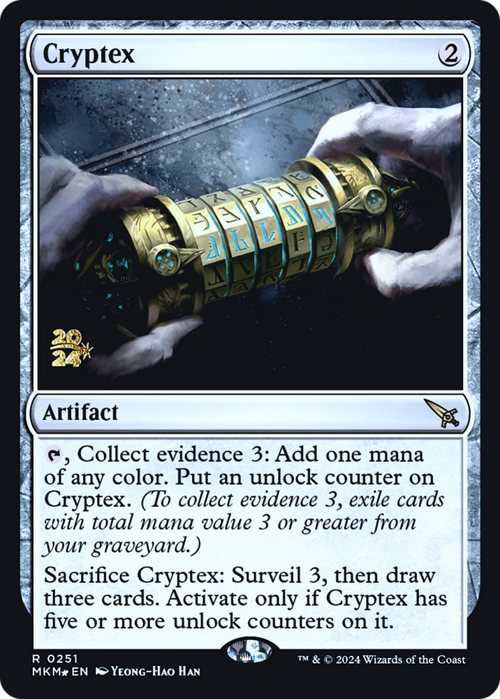 Cryptex [Murders at Karlov Manor Prerelease Promos] Magic: The Gathering