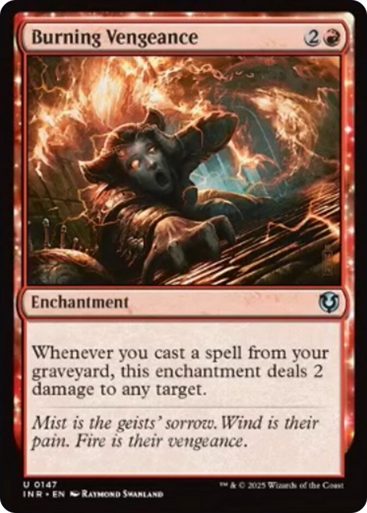 Burning Vengeance [Innistrad Remastered] Magic: The Gathering