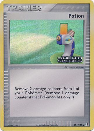 Potion (101/113) (Stamped) [EX: Delta Species] Pokémon