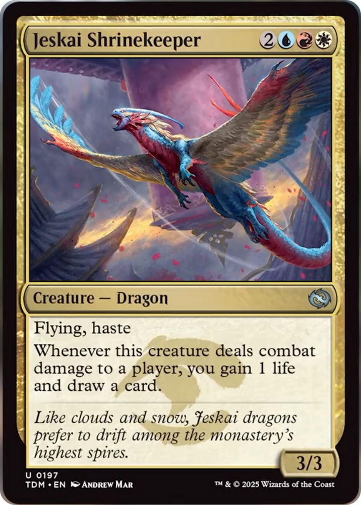 Jeskai Shrinekeeper [Tarkir: Dragonstorm] Magic: The Gathering