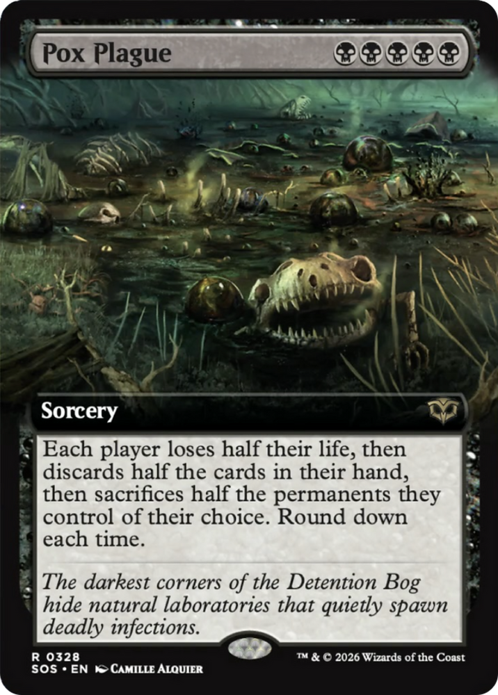 Pox Plague (Extended Art) [Secrets of Strixhaven] Magic: The Gathering