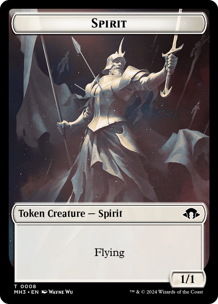 Spirit Token (0008) [Modern Horizons 3 Tokens] Magic: The Gathering