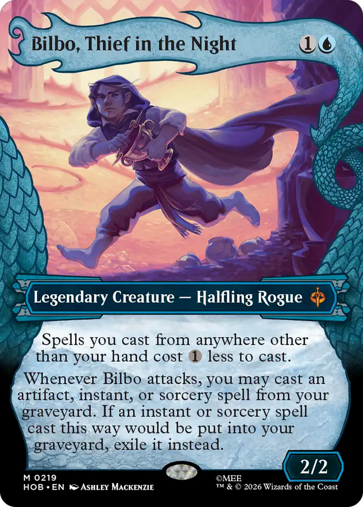 Bilbo, Thief in the Night (Showcase) [The Hobbit] Magic: The Gathering