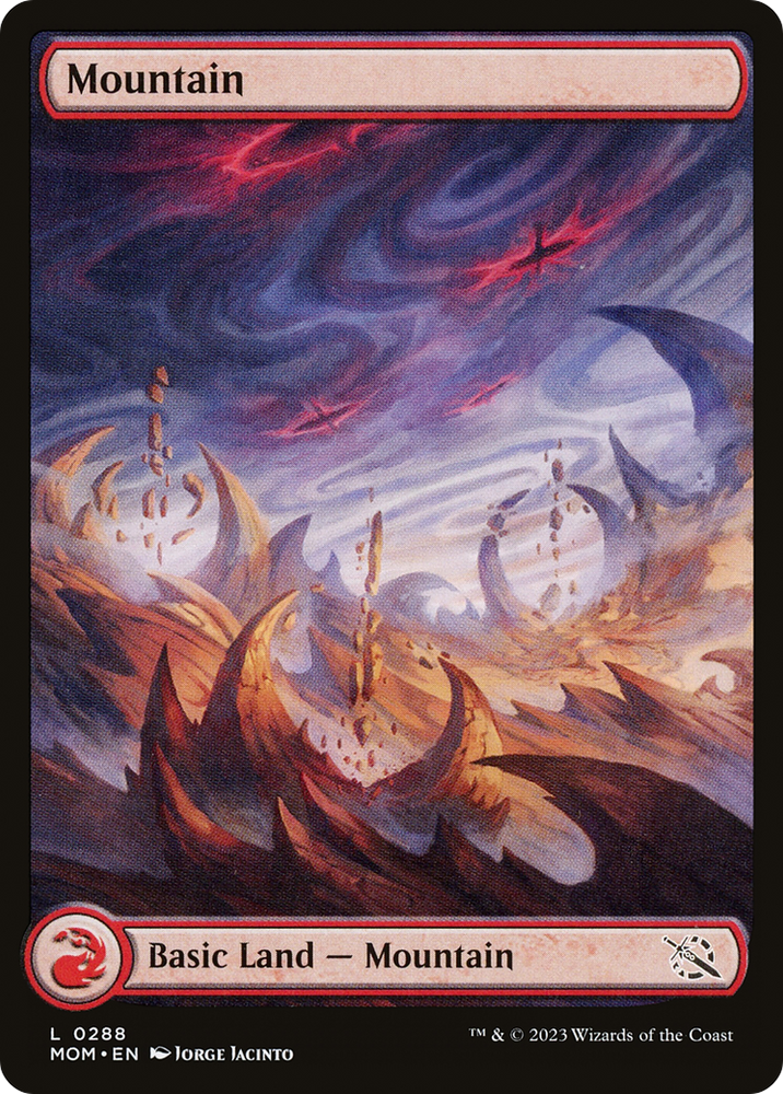 Mountain (288) [March of the Machine] Magic: The Gathering