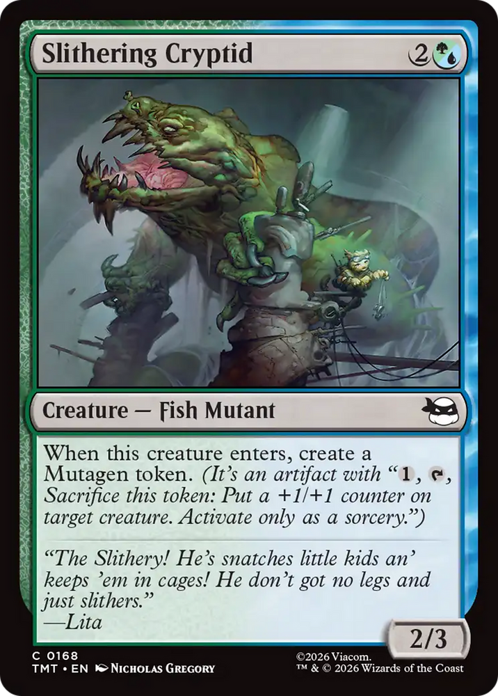 Slithering Cryptid [Teenage Mutant Ninja Turtles] Magic: The Gathering