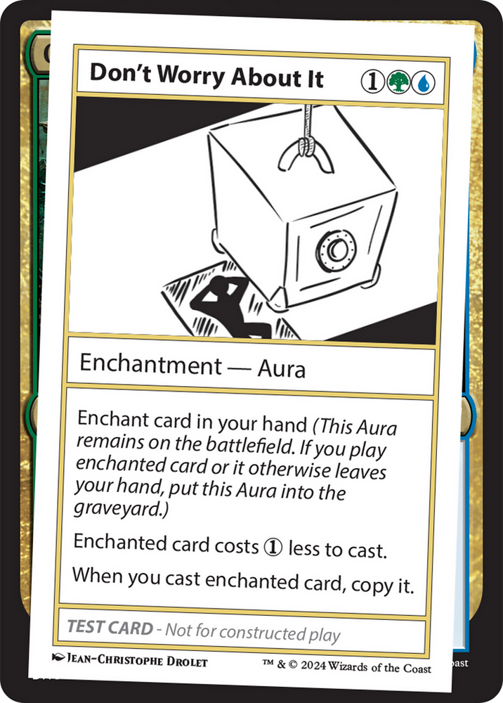 Don't Worry About It [Mystery Booster 2 Playtest Cards] Magic: The Gathering