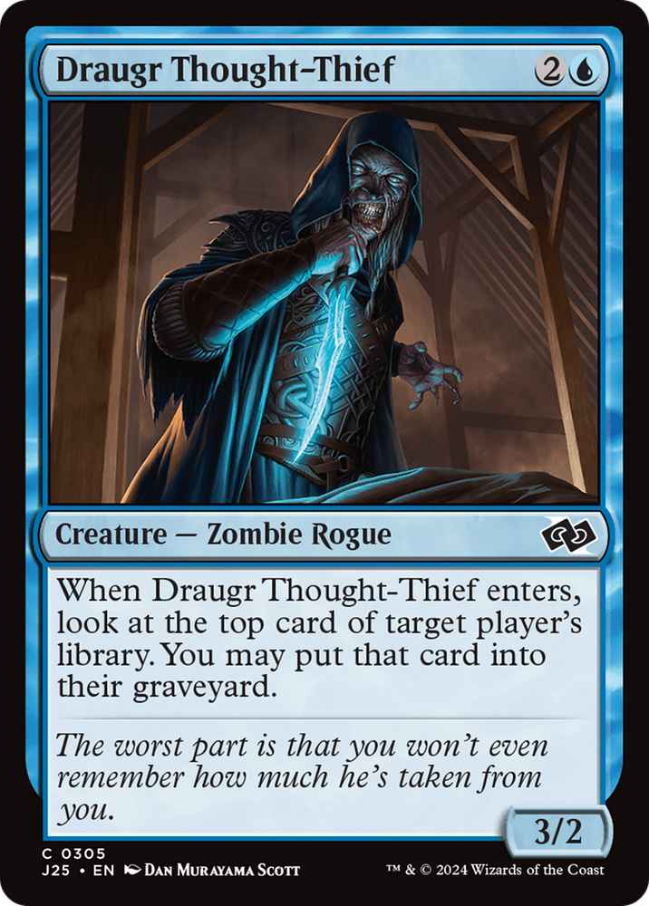 Draugr Thought-Thief [Foundations Jumpstart] Magic: The Gathering