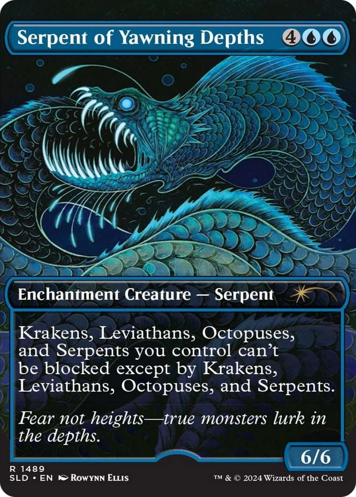 Serpent of Yawning Depths [Secret Lair Drop Series] Magic: The Gathering