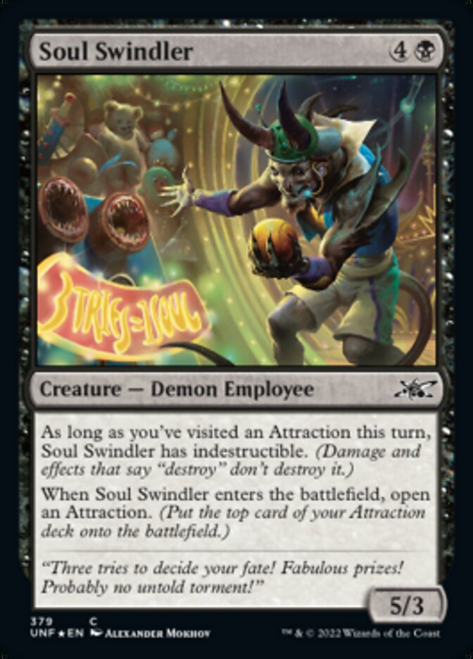 Soul Swindler (Galaxy Foil) [Unfinity] Magic: The Gathering
