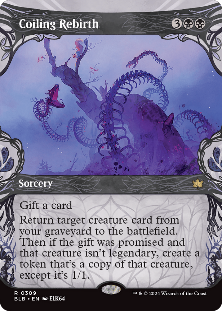 Coiling Rebirth (Showcase) [Bloomburrow] Magic: The Gathering