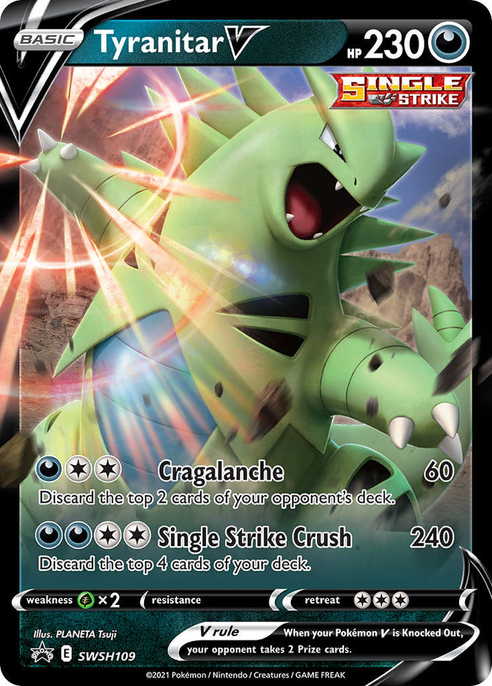 Tyranitar V (SWSH109) [Sword & Shield: Black Star Promos] Pokémon