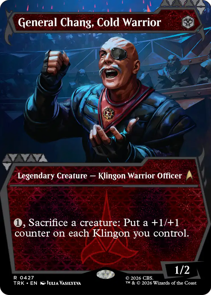 General Chang, Cold Warrior (0427) (Showcase) [Star Trek] Magic: The Gathering