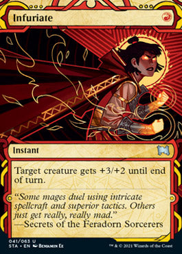 Infuriate (Foil Etched) [Strixhaven: Mystical Archive] Magic: The Gathering