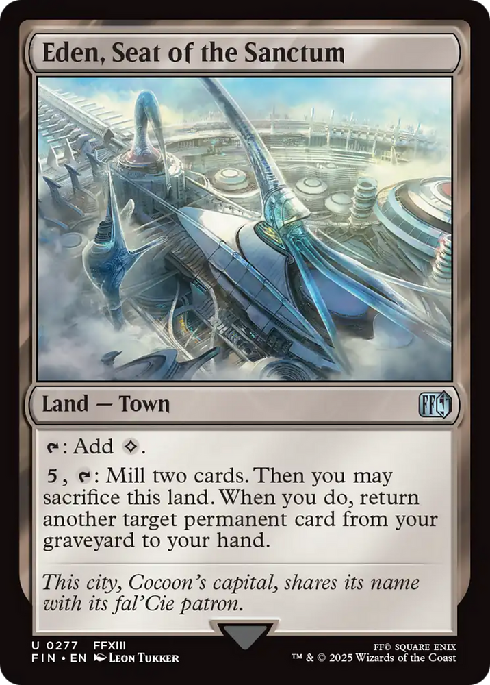 Eden, Seat of the Sanctum [FINAL FANTASY] Magic: The Gathering