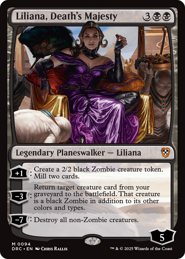 Liliana, Death's Majesty [Aetherdrift Commander] Magic: The Gathering