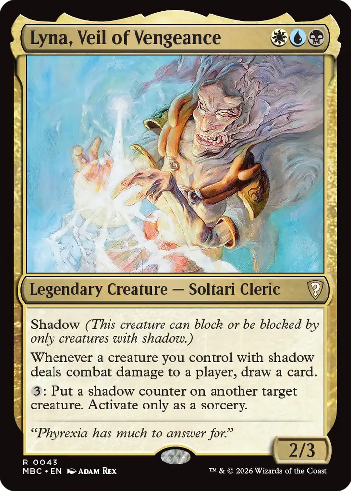 Lyna, Veil of Vengeance [Mystery Booster: Commander Edition] Magic: The Gathering