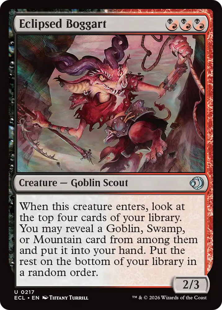 Eclipsed Boggart [Lorwyn Eclipsed] Magic: The Gathering