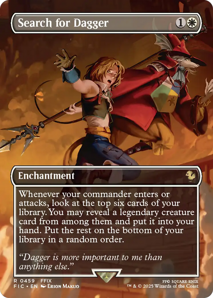 Search for Dagger (Borderless) [FINAL FANTASY Commander] Magic: The Gathering