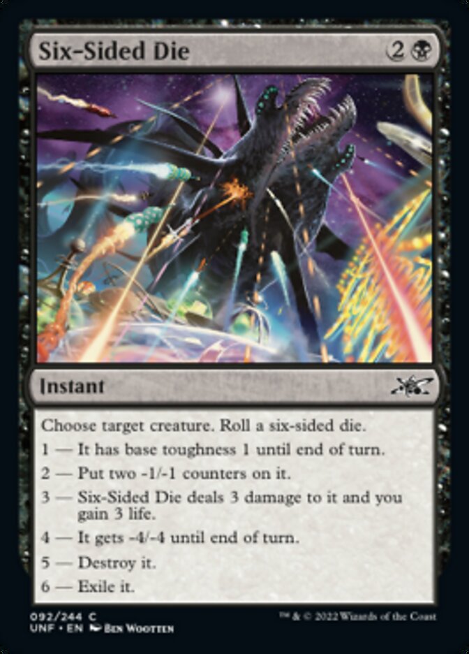 Six-Sided Die [Unfinity] Magic: The Gathering