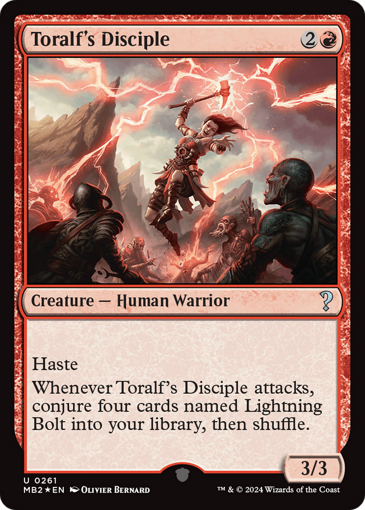 Toralf's Disciple [Mystery Booster 2] Magic: The Gathering