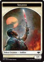 Soldier (004) // Spider (014) Double-Sided Token [Modern Horizons Tokens] Magic: The Gathering