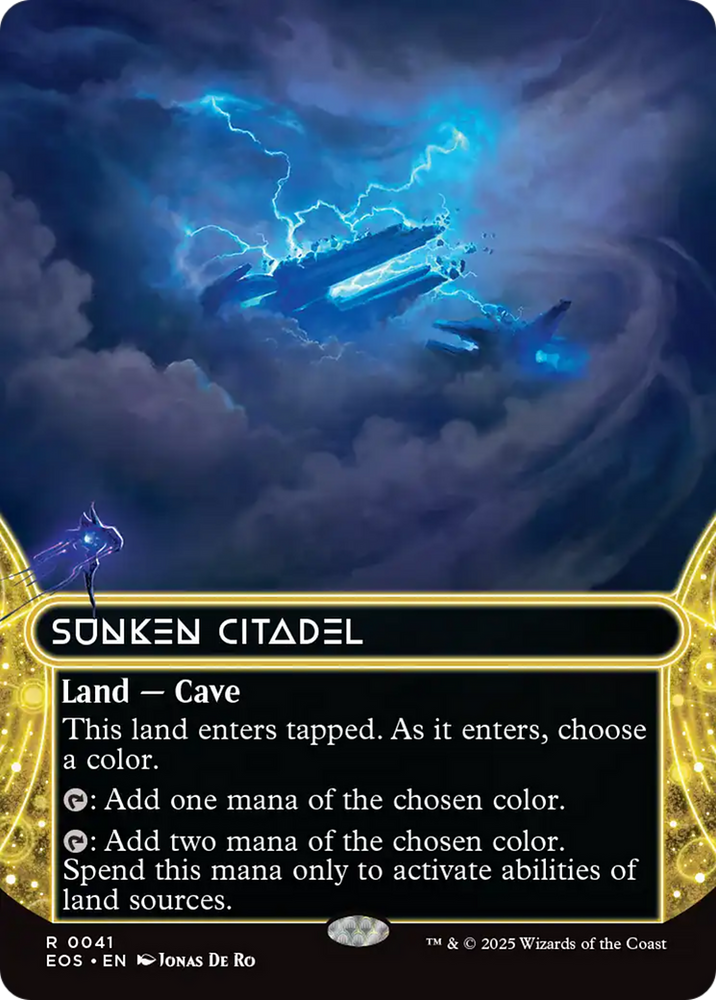 Sunken Citadel (0041) (Borderless) [Edge of Eternities: Stellar Sights] Magic: The Gathering