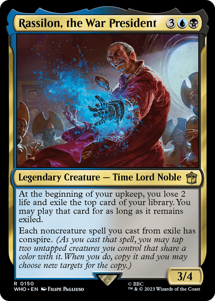 Rassilon, the War President [Doctor Who] Magic: The Gathering