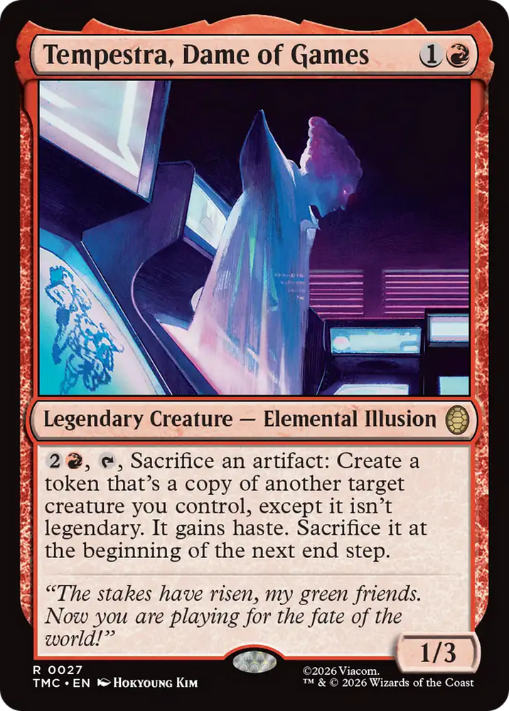 Tempestra, Dame of Games [Teenage Mutant Ninja Turtles Commander] Magic: The Gathering