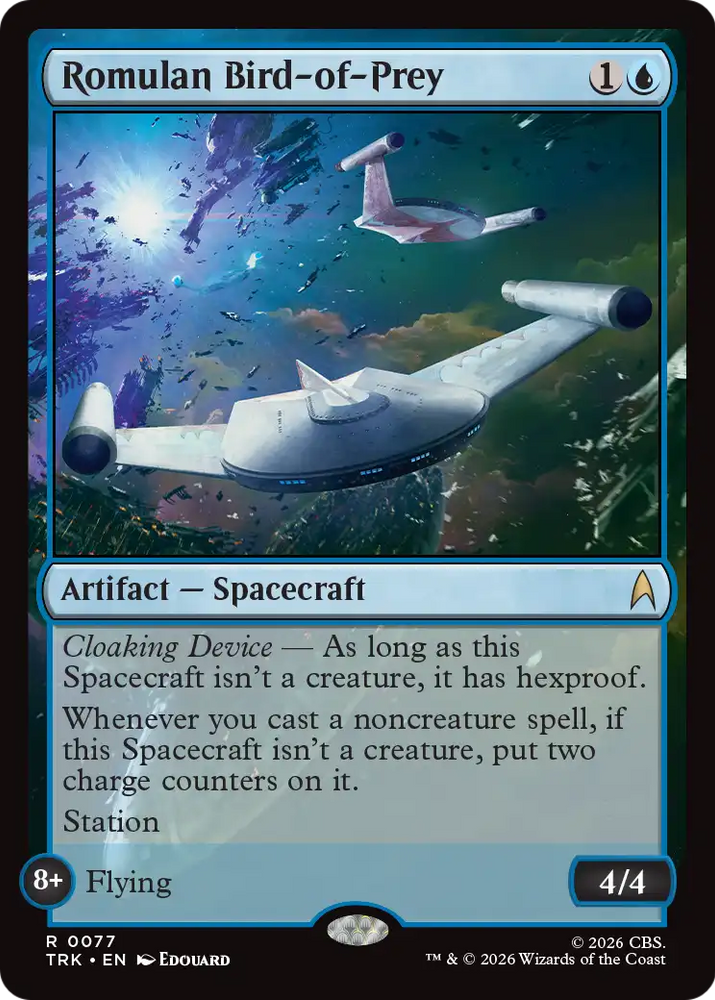 Romulan Bird-of-Prey [Star Trek] Magic: The Gathering