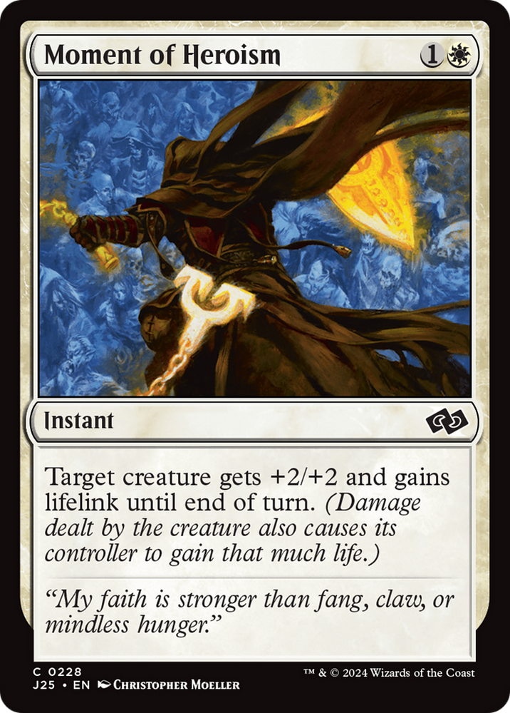 Moment of Heroism [Foundations Jumpstart] Magic: The Gathering