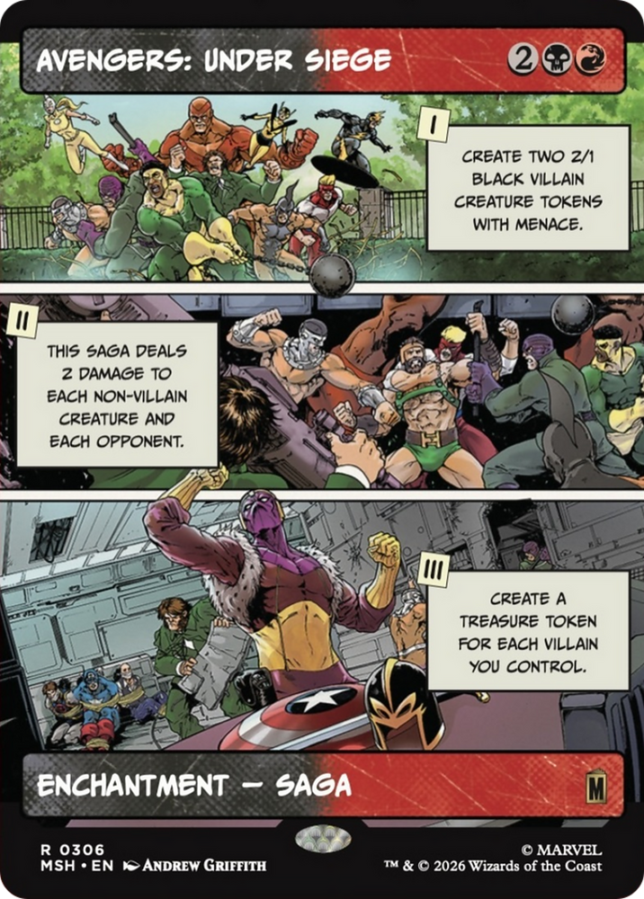 Avengers: Under Siege (Showcase) [Marvel Super Heroes] Magic: The Gathering